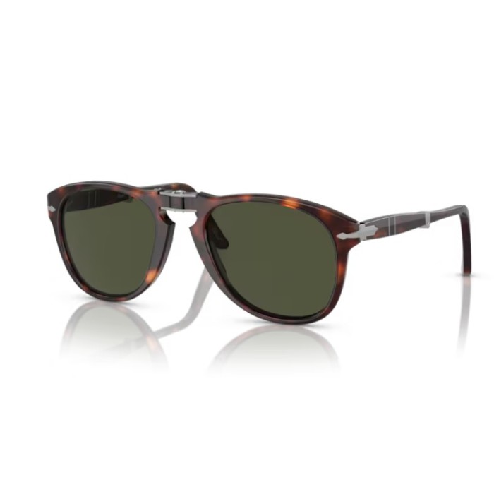 Occhiali da sole PERSOL Folding PO0714 Havana Green 24/31 54