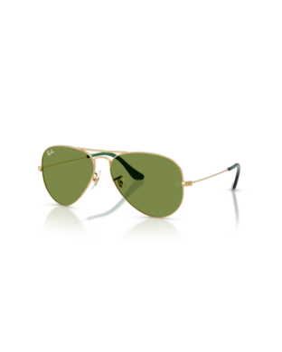 Occhiali sole RAY-BAN Aviator Large Metal RB3025 001/4E 58 Arista Green