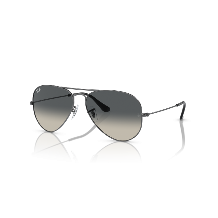 Occhiali sole RAY-BAN Aviator Large Metal RB3025 004/71 55 Gunmental Grey Gradient
