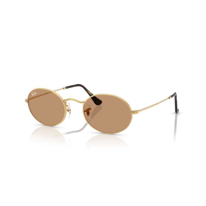 Occhiali sole RAY-BAN Oval RB3547 001/53 51 Arista Brown