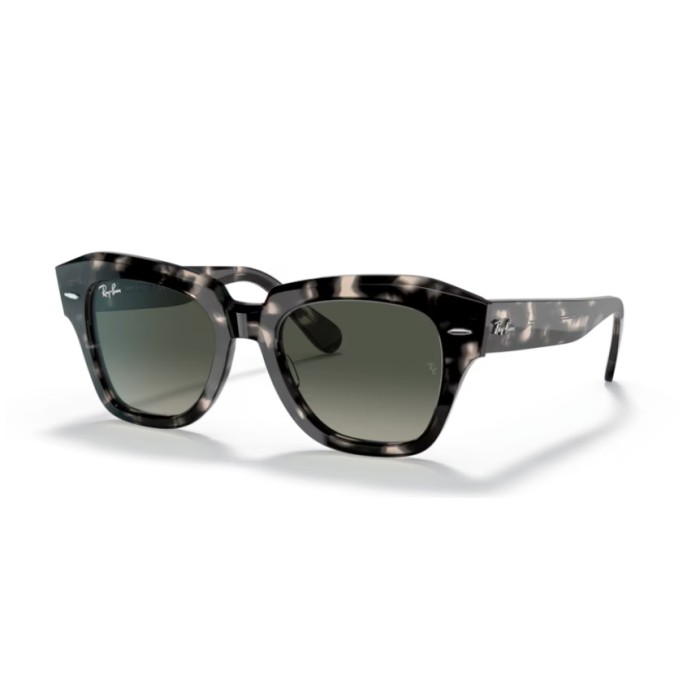 Occhiali sole RAY-BAN State Street RB2186 133371 52 Grey Havana Grey Gradient