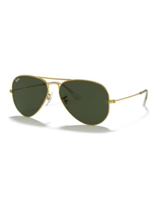 Occhiali sole RAY-BAN Aviator Large Metal RB3025 W3234 55 Arista G-15 Green
