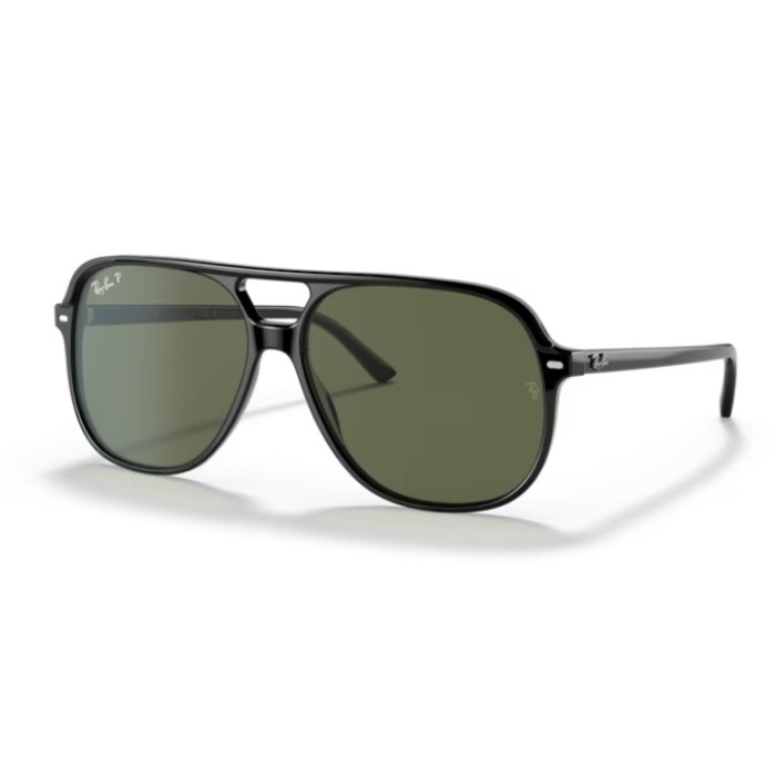 Occhiali sole RAY-BAN Bill RB2198 901/58 60 Black Polarized Green