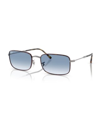 Occhiali sole RAY-BAN RB3746 92703F 56 Havana On Gunmental Clear Gradient Blue