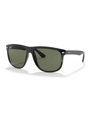 Occhiali sole RAY-BAN Boyfriend RB4147 601/58  60 Black Dark Green Polarized