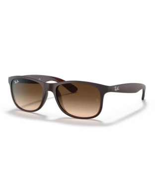 Occhiali sole RAY-BAN Andy RB4202 607313 55 Matte Brown On Brown Brown Gradient