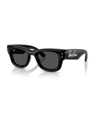 Occhiali sole RAY-BAN Wayfarer Puffer ASAP Rocky Crystal Edition RB4940B 686487 47 Black With Strass Dark Grey