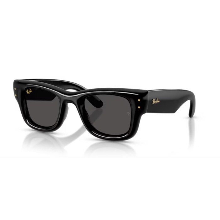 Occhiali sole RAY-BAN Wayfarer Puffer ASAP Rocky RB4940 601/87 47 Black Ultra Black