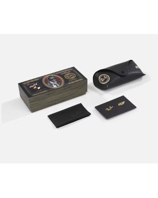 Occhiali sole RAY-BAN Mega Wayfarer BLACKED OUT COLLECTION ASAP ROCKY RB0840S 6826J5 51 Black Ultra Black 2