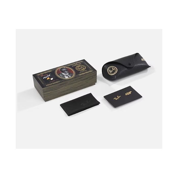 Occhiali sole RAY-BAN Mega Wayfarer BLACKED OUT COLLECTION ASAP ROCKY RB0840S 6826J5 51 Black Ultra Black