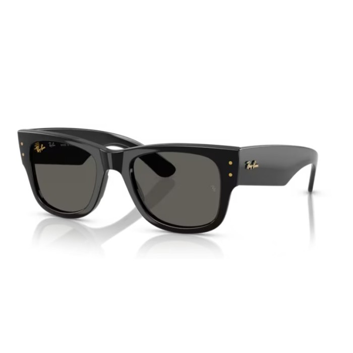 Occhiali sole RAY-BAN Mega Wayfarer BLACKED OUT COLLECTION ASAP ROCKY RB0840S 6826J5 51 Black Ultra Black