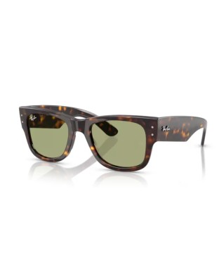 Occhiali sole RAY-BAN Mega Wayfarer RB0840S 902/4E 51 Havana Bottle Green