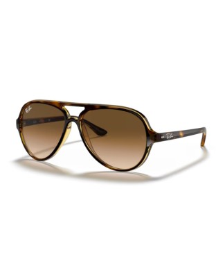 Occhiali sole RAY-BAN Cats 5000 RB4125 710/51 59 Light Havana Clear Gradient Brown