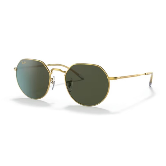 Occhiali sole RAY-BAN Jack RB3565 919631 55 Legend Gold Green