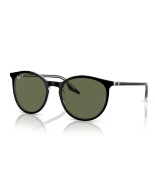 Occhiali sole RAY-BAN RB2204 919/58 51 Black On transparent Polarized Green