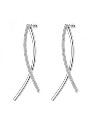 Orecchini pendenti ROSATO Bianca in argento 925 con cristalli RZBI90