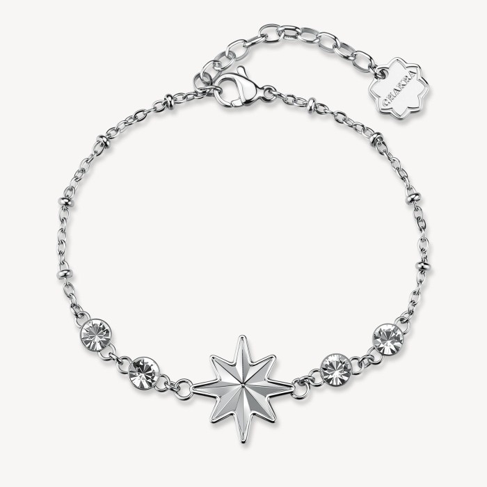 Bracciale BROSWAY Chakra Symbols in acciaio 316L  ROSA DEI VENTI BHKB291