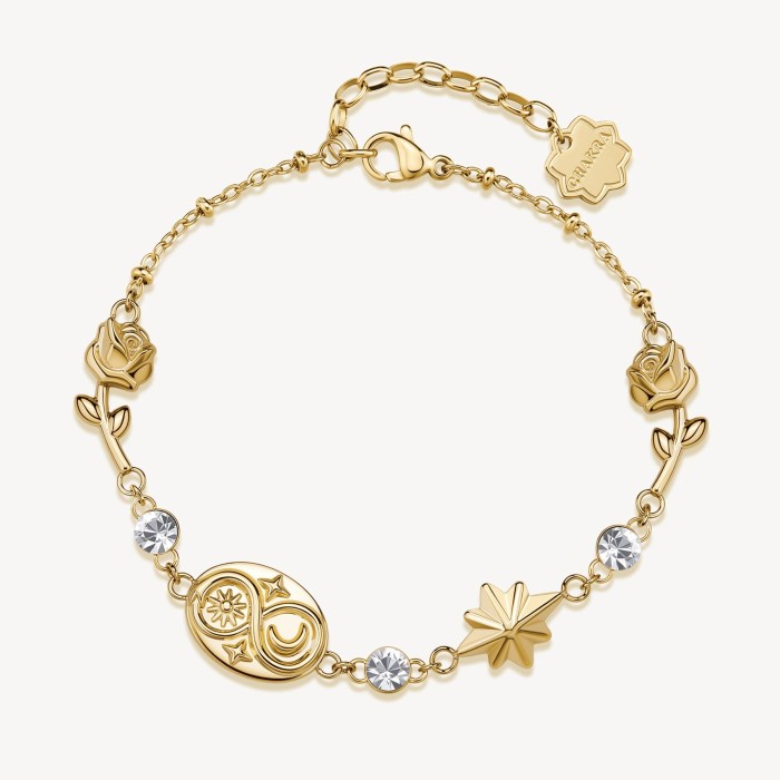 Bracciale BROSWAY Chakra Mistici in acciaio 316L dorato SERPENTE BHKB293