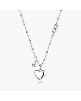 Collana girocollo BROSWAY Chakra Amore in acciaio 316L CUORE BHKLE03