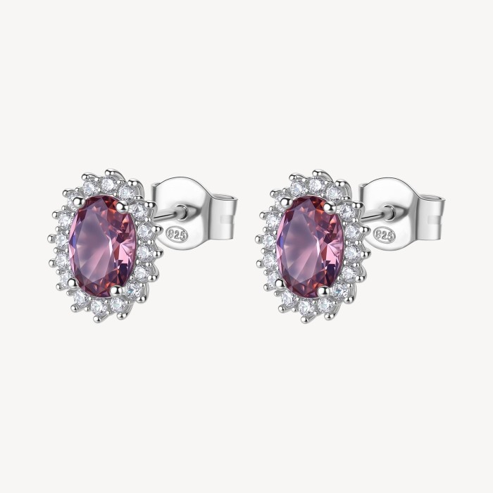 Orecchini Kate BROSWAY FANCY in argento 925 cristalli bianchi e vintage rose FTP16