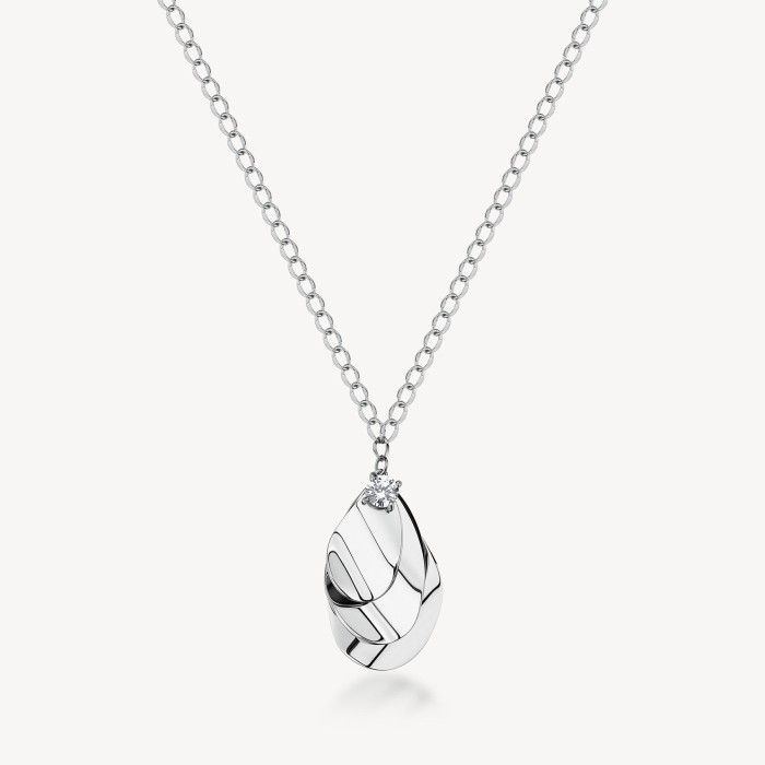 Collana multifilo BROSWAY Symphonia in acciaio 316L con cristalli BYM203