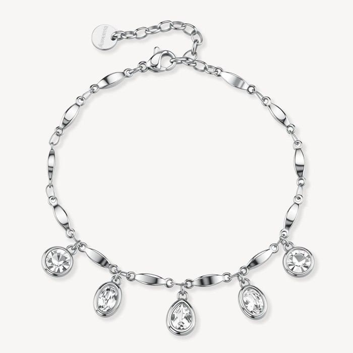 Bracciale BROSWAY Symphonia in acciaio 316L con cristalli BYM208