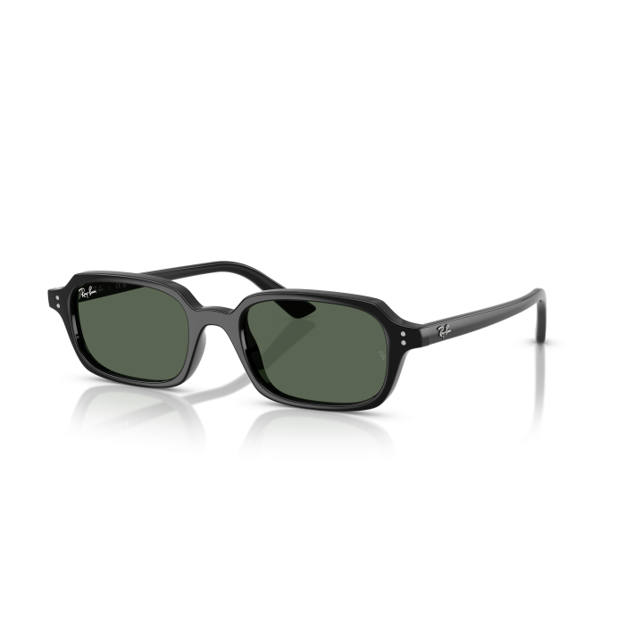 Occhiali da sole Ray-Ban ZURI RB4455 667771 Black Dark Green 49