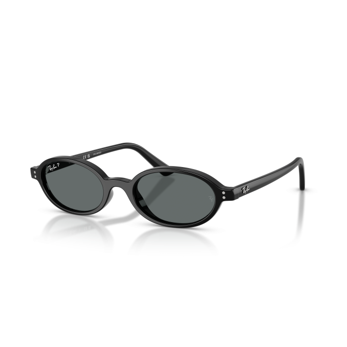 Occhiali da sole Ray-Ban RB4472 667781 Black Dark Green Polar 48