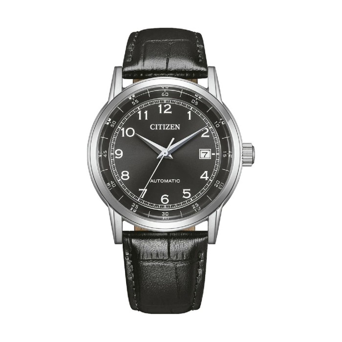 Orologio CITIZEN Classic Automatic NJ0210-05E Black  con cinturino in pelle nero