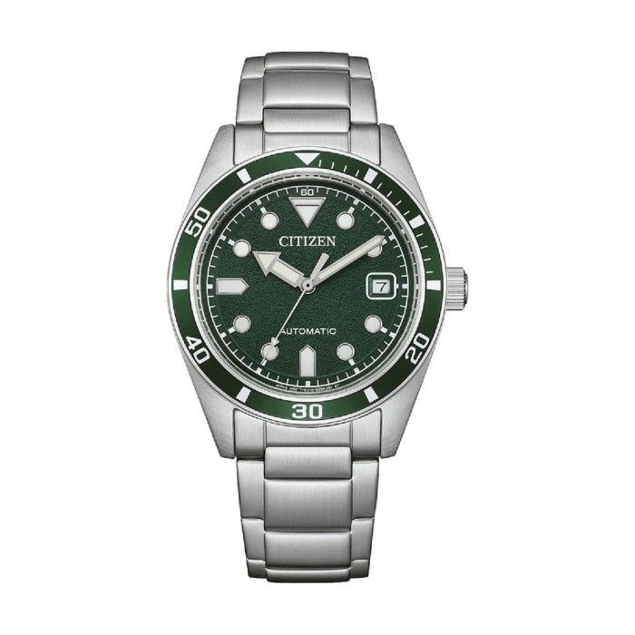 Orologio CITIZEN Marine Automatic NJ0220-52X Green con cinturino in acciaio inossidabile