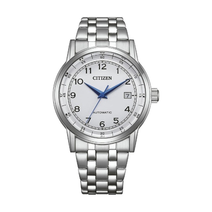 Orologio CITIZEN Classic Automatic NJ0210-56A White cinturino in acciaio inossidabile