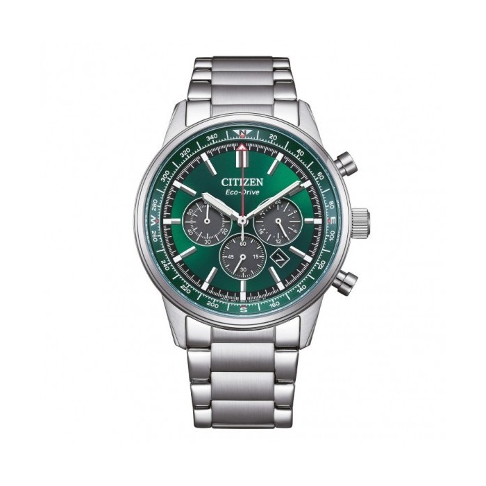 Orologio CITIZEN Aviator Chrono CA4720-52X Green cinturino in acciaio inossidabile