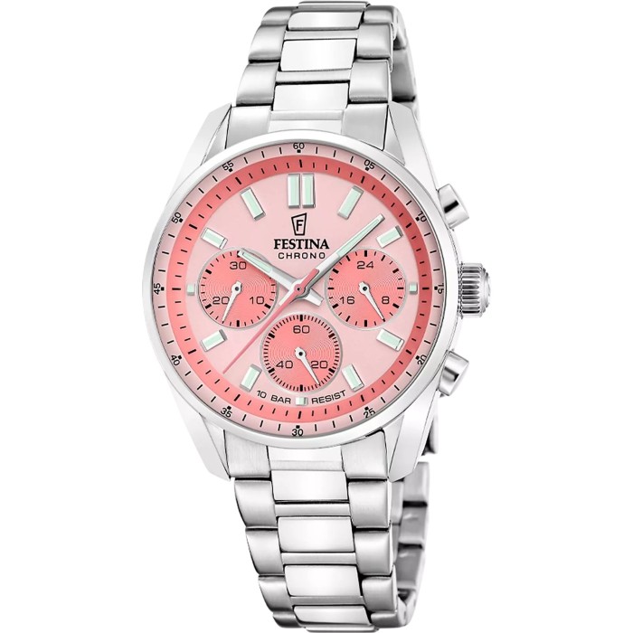 Orologio FESTINA Boyfriend F20753/4 Rosa con cinturino in acciaio
