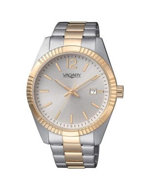 Orologio VAGARY by CITIZEN Timeless Uomo IB9-191-91 Silver Gold