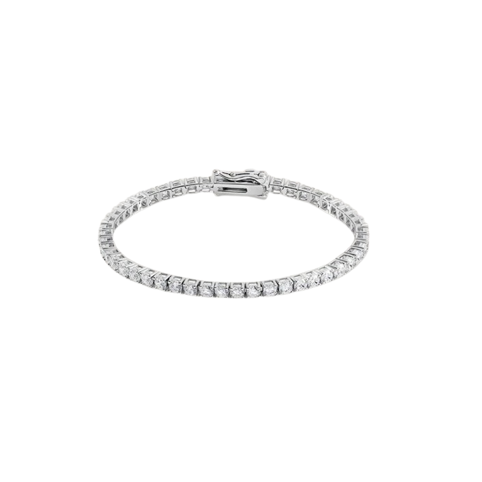 STROILI Bracciale Tennis Silver Elegance Argento Rodiato Cubic Zirconia 1691222