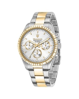 Orologio MASERATI Competizione in acciaio bicolore R8853100021 Silver