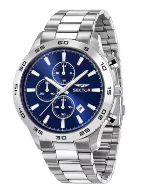 Orologio SECTOR 270 R3273778011 Blue con cinturino in acciaio