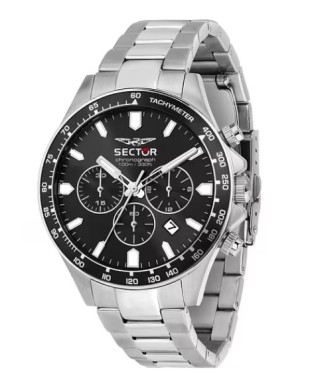 Orologio SECTOR 230 R3273661054 Black con cinturino in acciaio