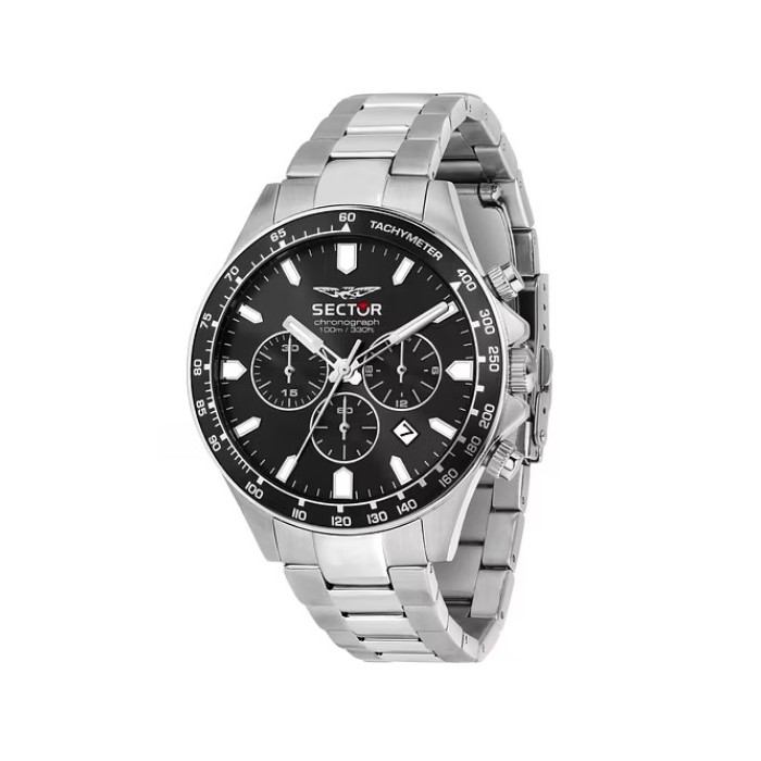 Orologio SECTOR 230 R3273661054 Black con cinturino in acciaio