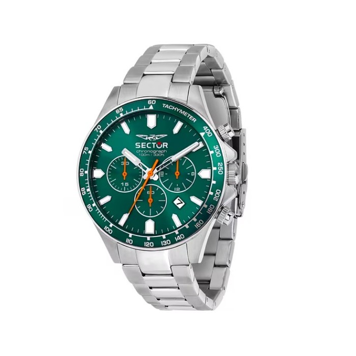 Orologio SECTOR 230 R3273661055 Green con cinturino in acciaio