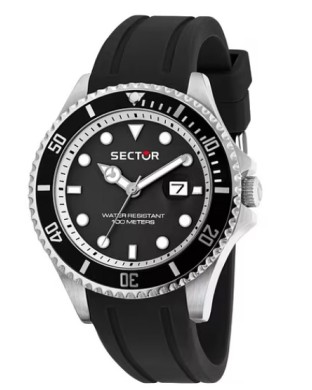 Orologio SECTOR 230 R3251161062 Black con cinturino in silicone black