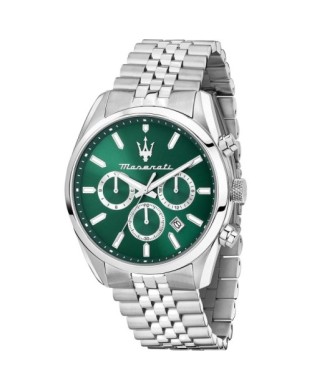 Orologio MASERATI Attrazione in acciaio R8853151023 Green