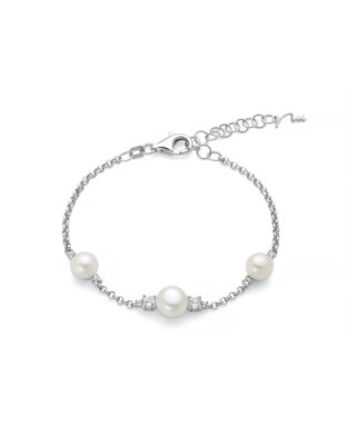 Bracciale MILUNA Andromeda in argento 925 perle e topazi PBR3752