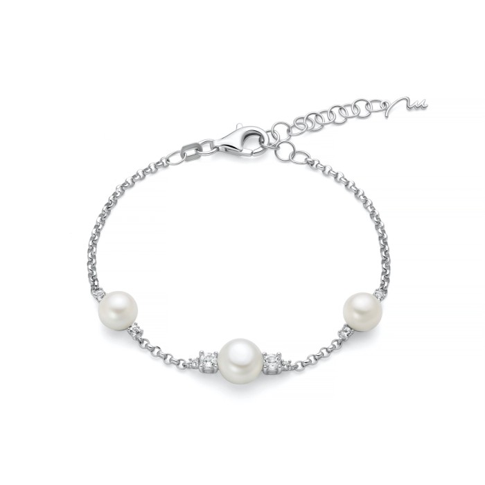 Bracciale MILUNA Andromeda in argento 925 perle e topazi PBR3752