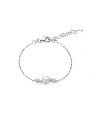 Bracciale MILUNA Andromeda in argento 925 perla e topazi PBR3750