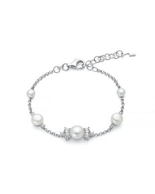 Bracciale MILUNA Andromeda in argento 925 perle e topazi PBR3753