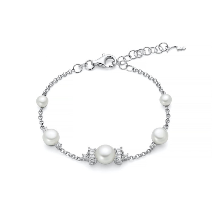 Bracciale MILUNA Andromeda in argento 925 perle e topazi PBR3753