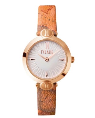 Orologio ALVIERO MARTINI 1700580 Gold con cinturino in pelle