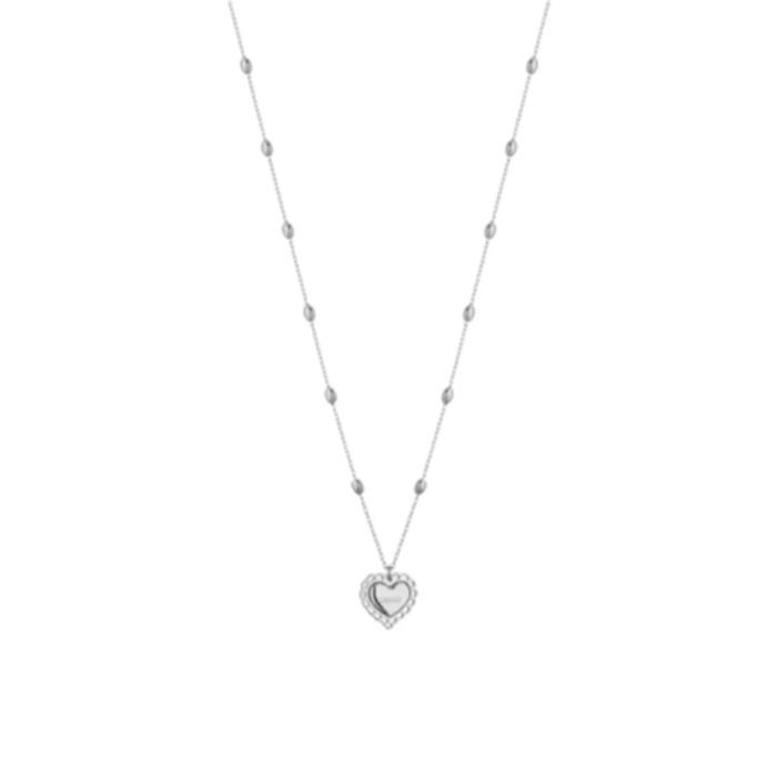 Collana LIU-JO Spirituality in acciaio con cuore pendente LJ3204