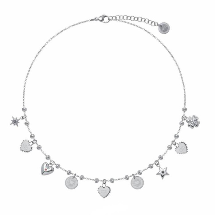 Collana LIU-JO jewelry in acciaio con charms pendenti LJ3161